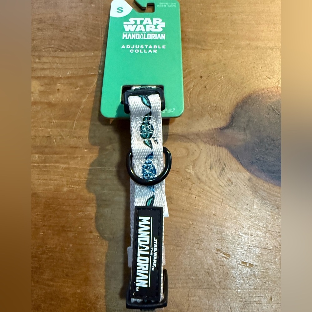 Star Wars Cream and Green Baby Yoda Collar small adjustable NWT